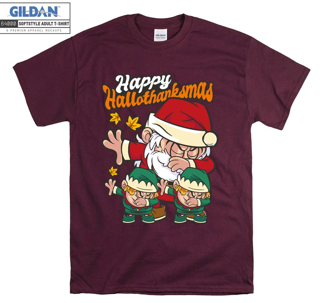 Happy hallothanksmas T-shirt