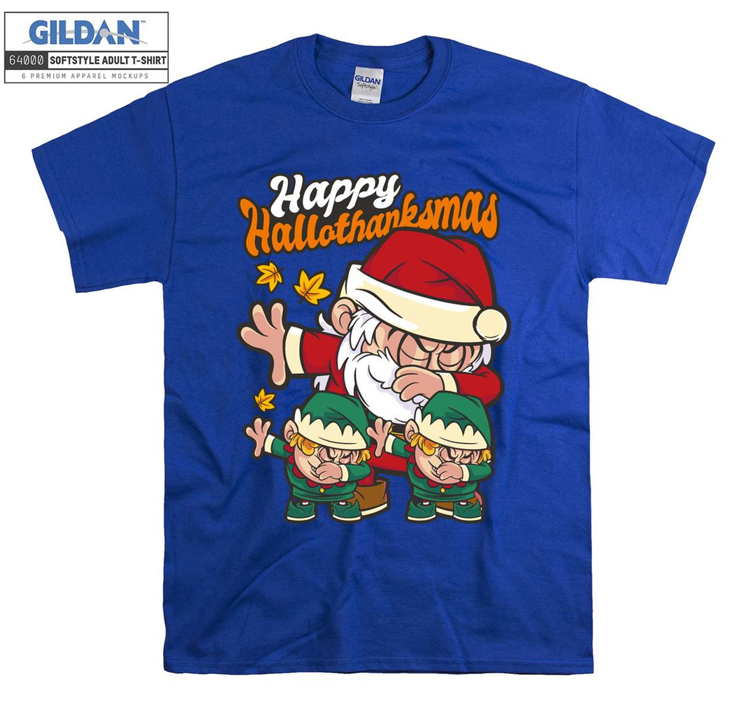 Happy hallothanksmas T-shirt