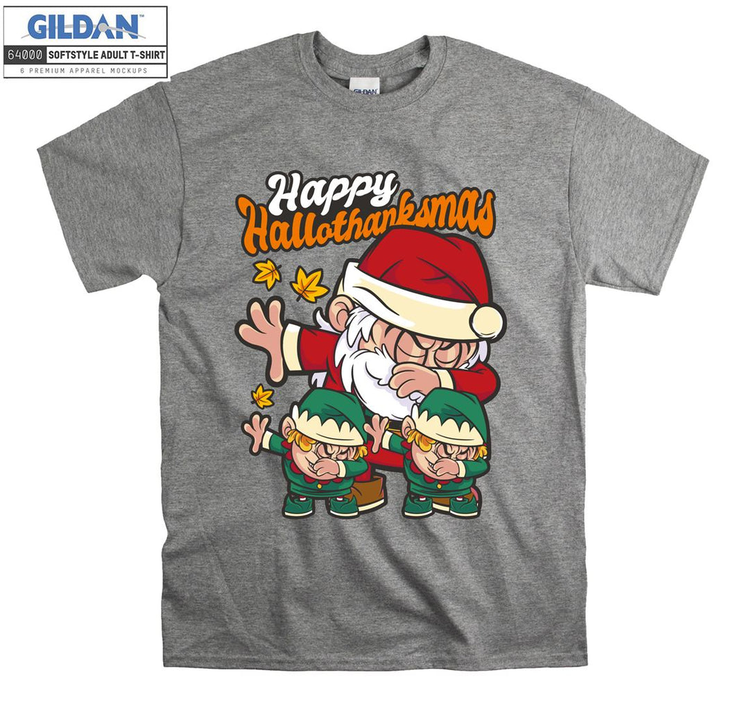 Happy hallothanksmas T-shirt