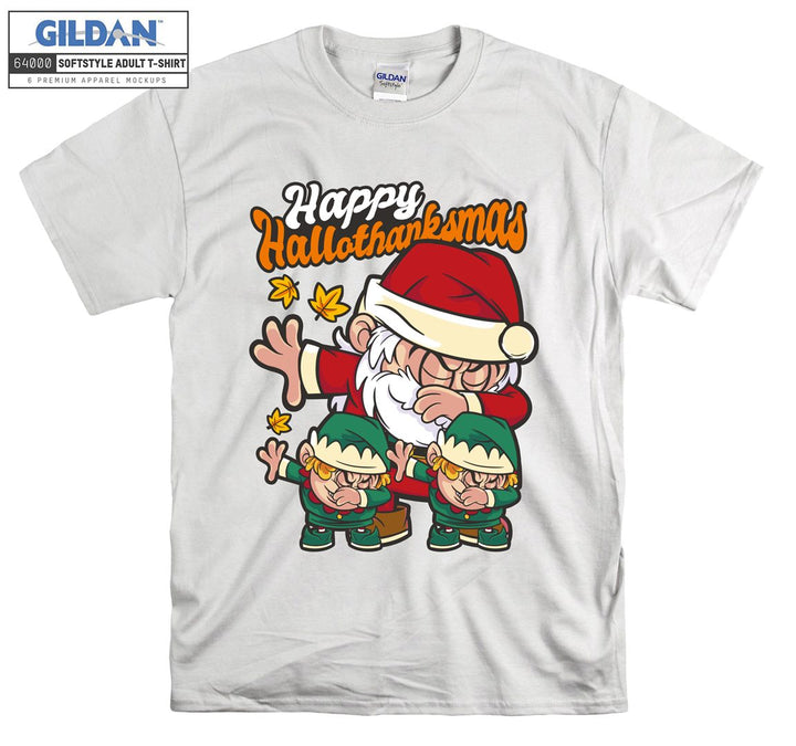 Happy hallothanksmas T-shirt