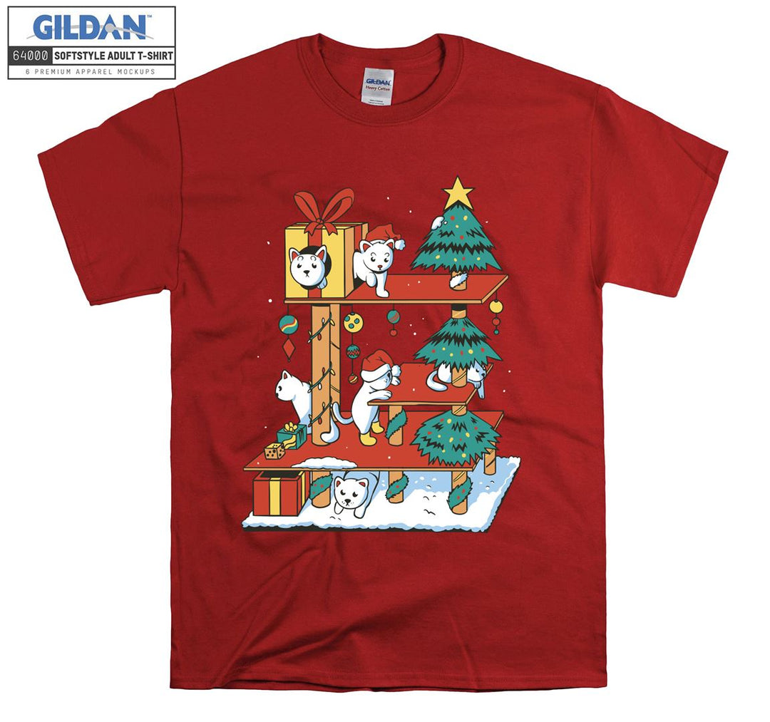 Christmas noel cartoon animal figure T-shirt