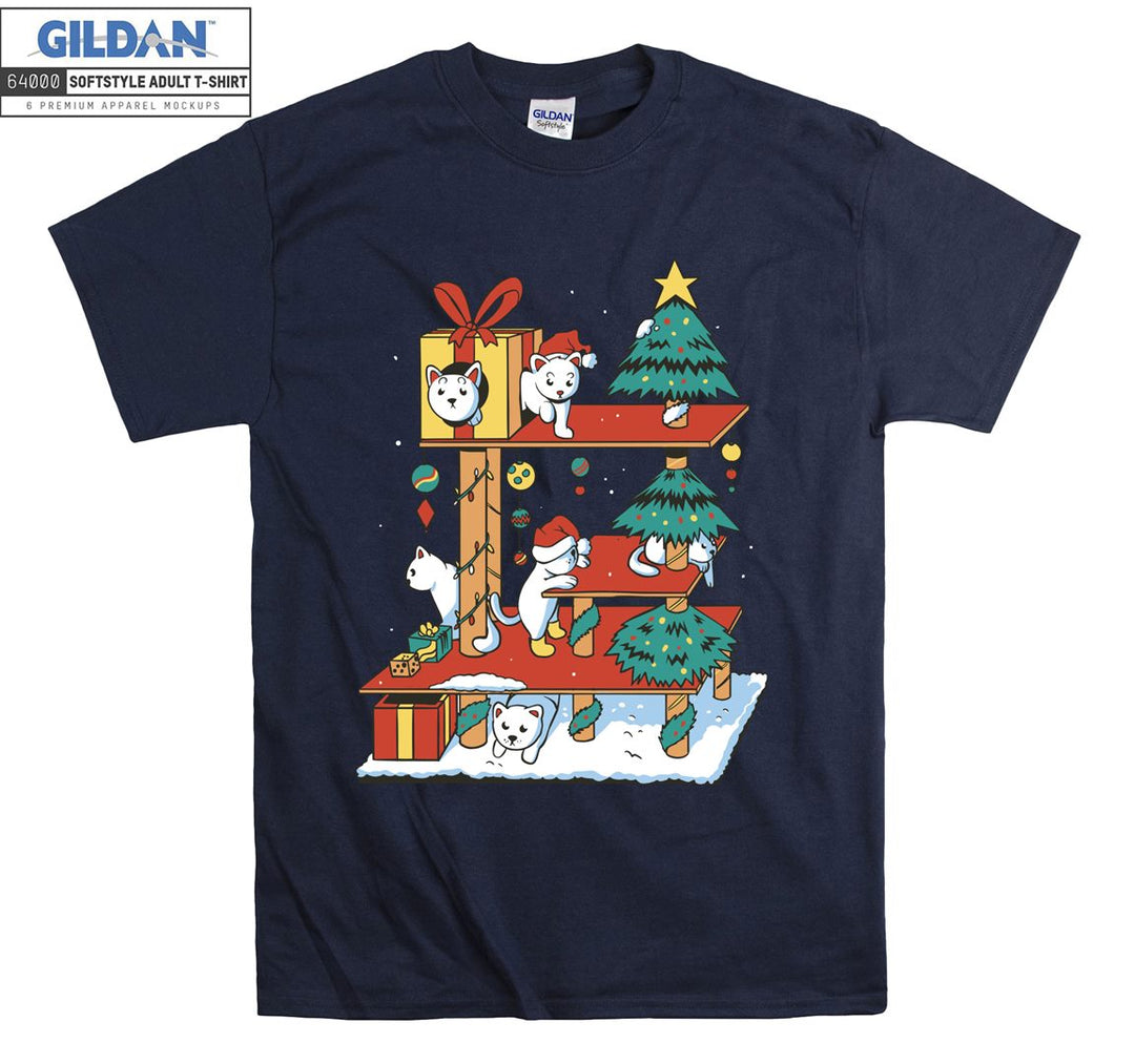 Christmas noel cartoon animal figure T-shirt