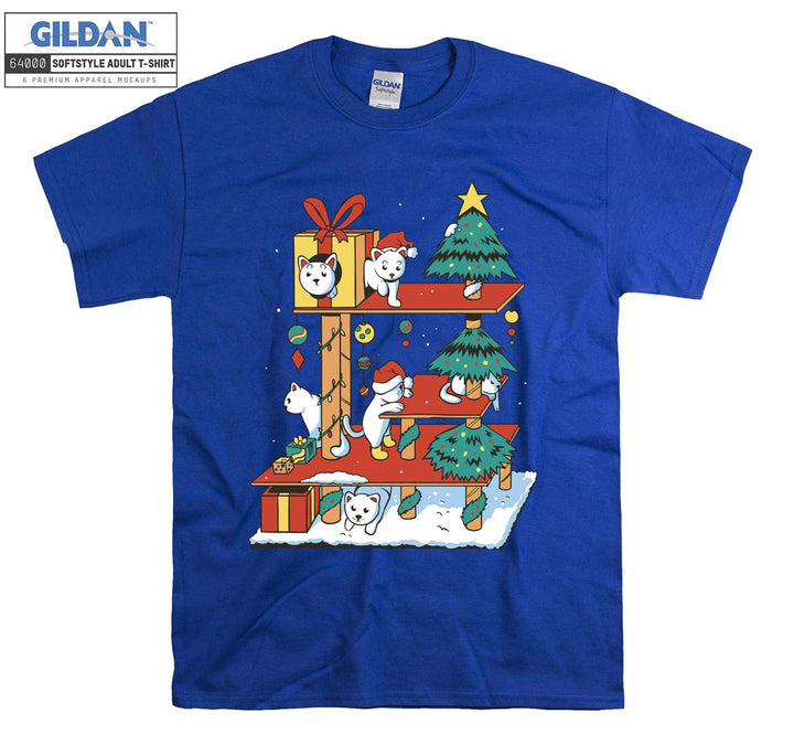 Christmas noel cartoon animal figure T-shirt