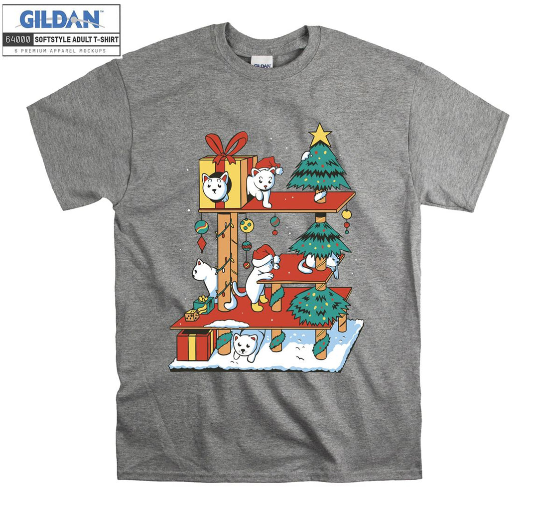 Christmas noel cartoon animal figure T-shirt