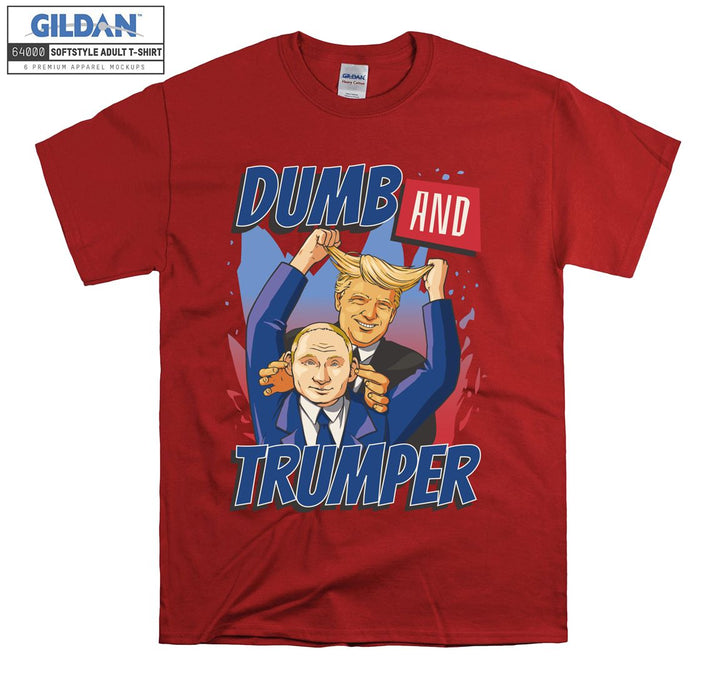 Funny dumb and trumper figure T-shirt