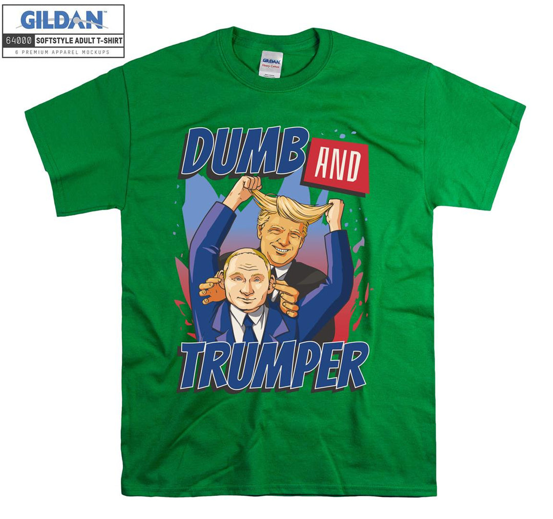 Funny dumb and trumper figure T-shirt