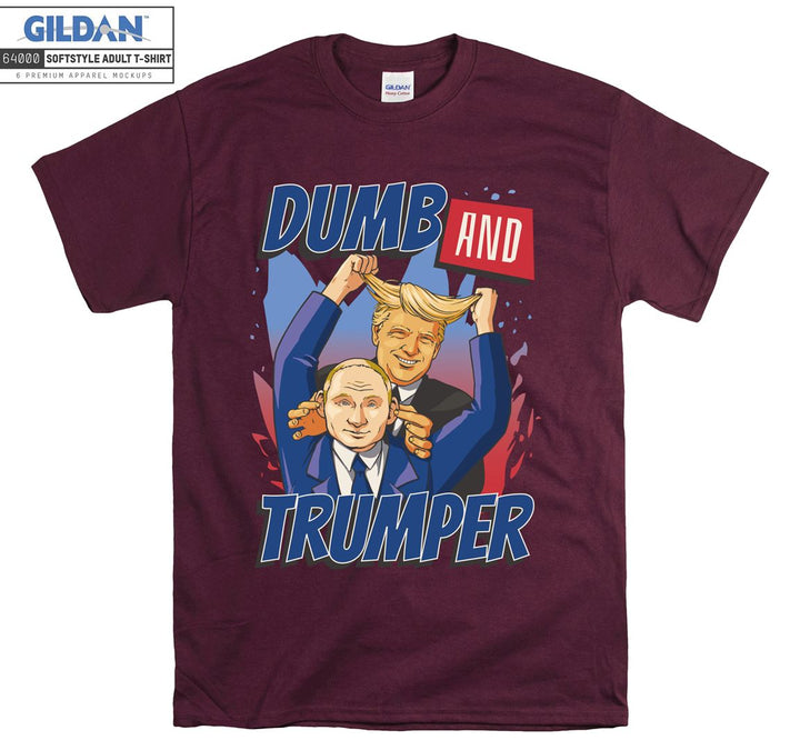 Funny dumb and trumper figure T-shirt