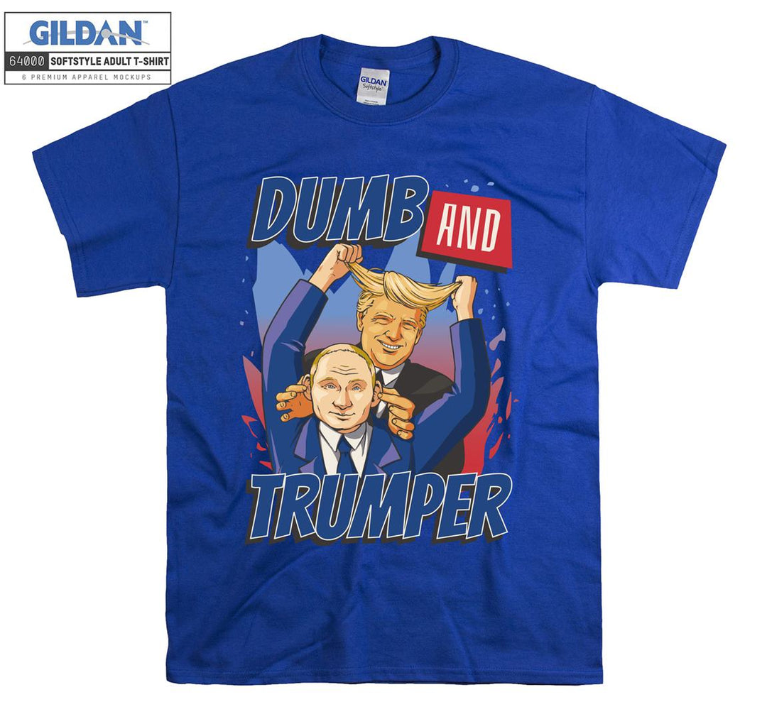 Funny dumb and trumper figure T-shirt