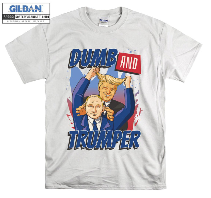 Funny dumb and trumper figure T-shirt