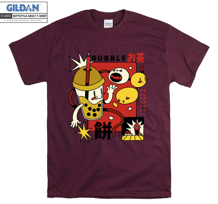 Famous Character Bubble Tea T-shirt