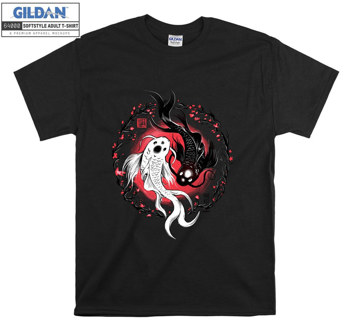 Yin Yang Koi Japan T-shirt