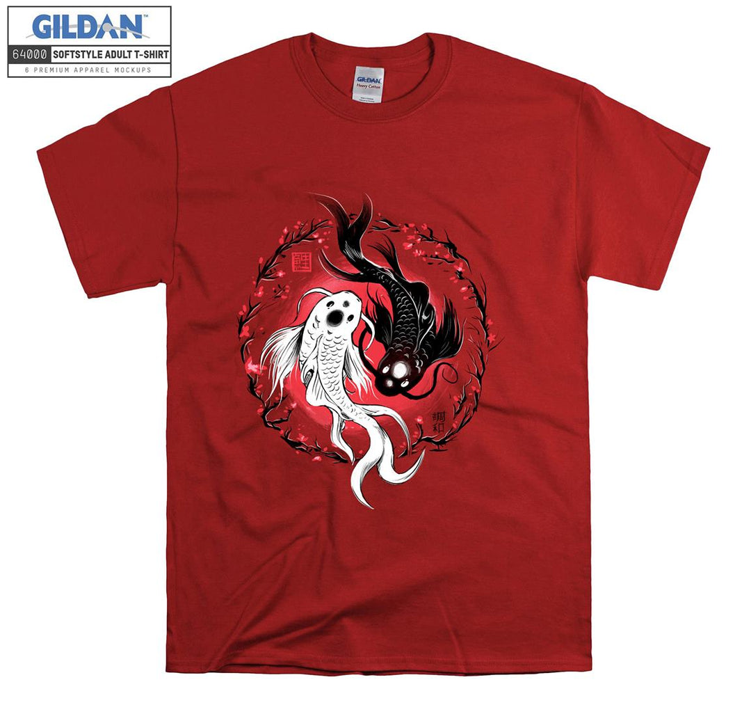 Yin Yang Koi Japan T-shirt