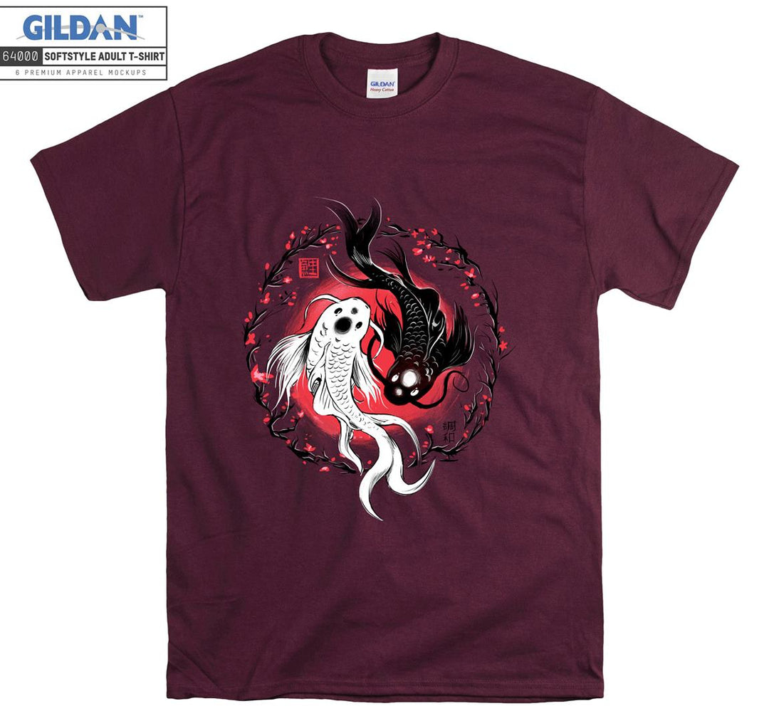 Yin Yang Koi Japan T-shirt