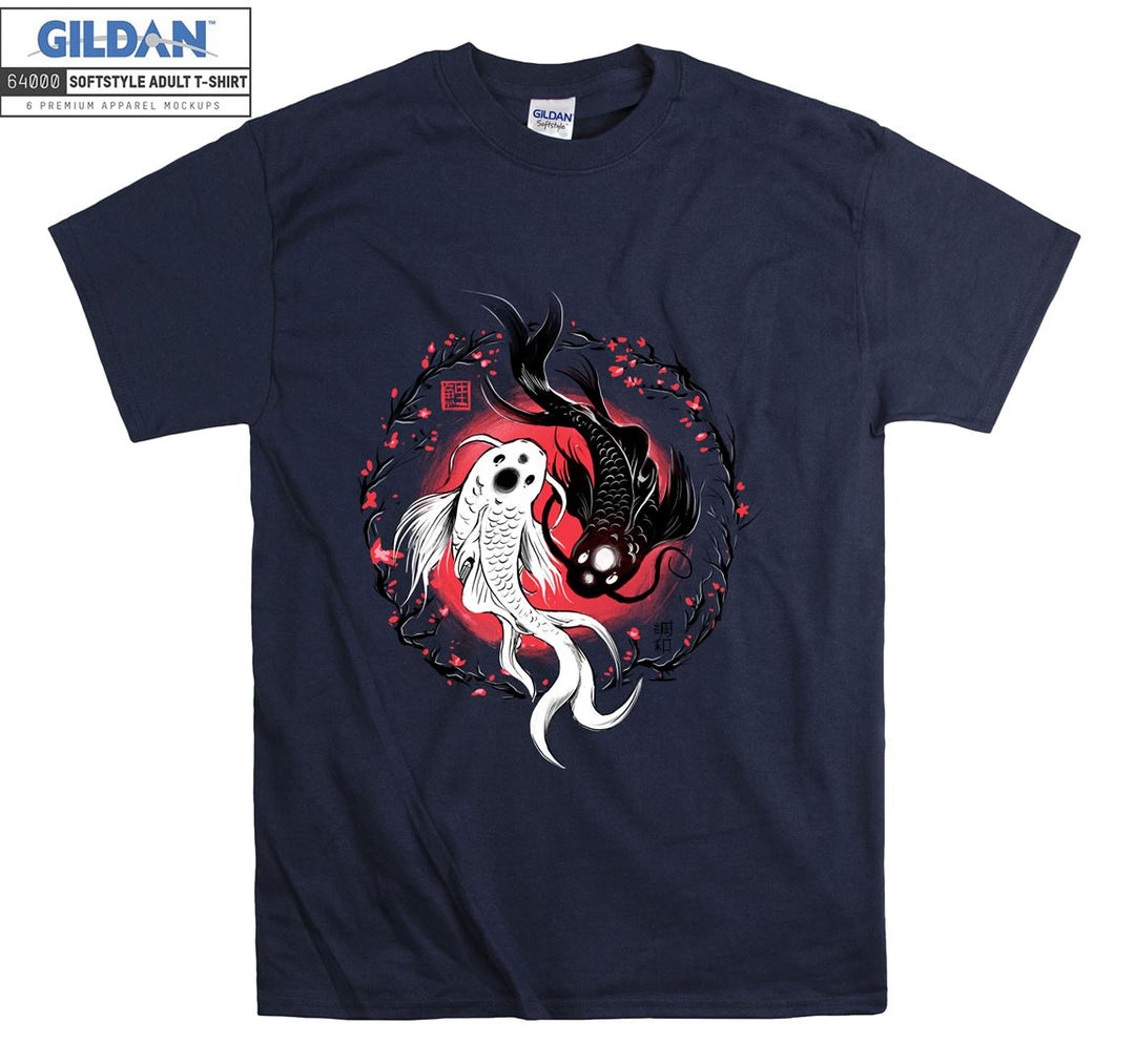 Yin Yang Koi Japan T-shirt