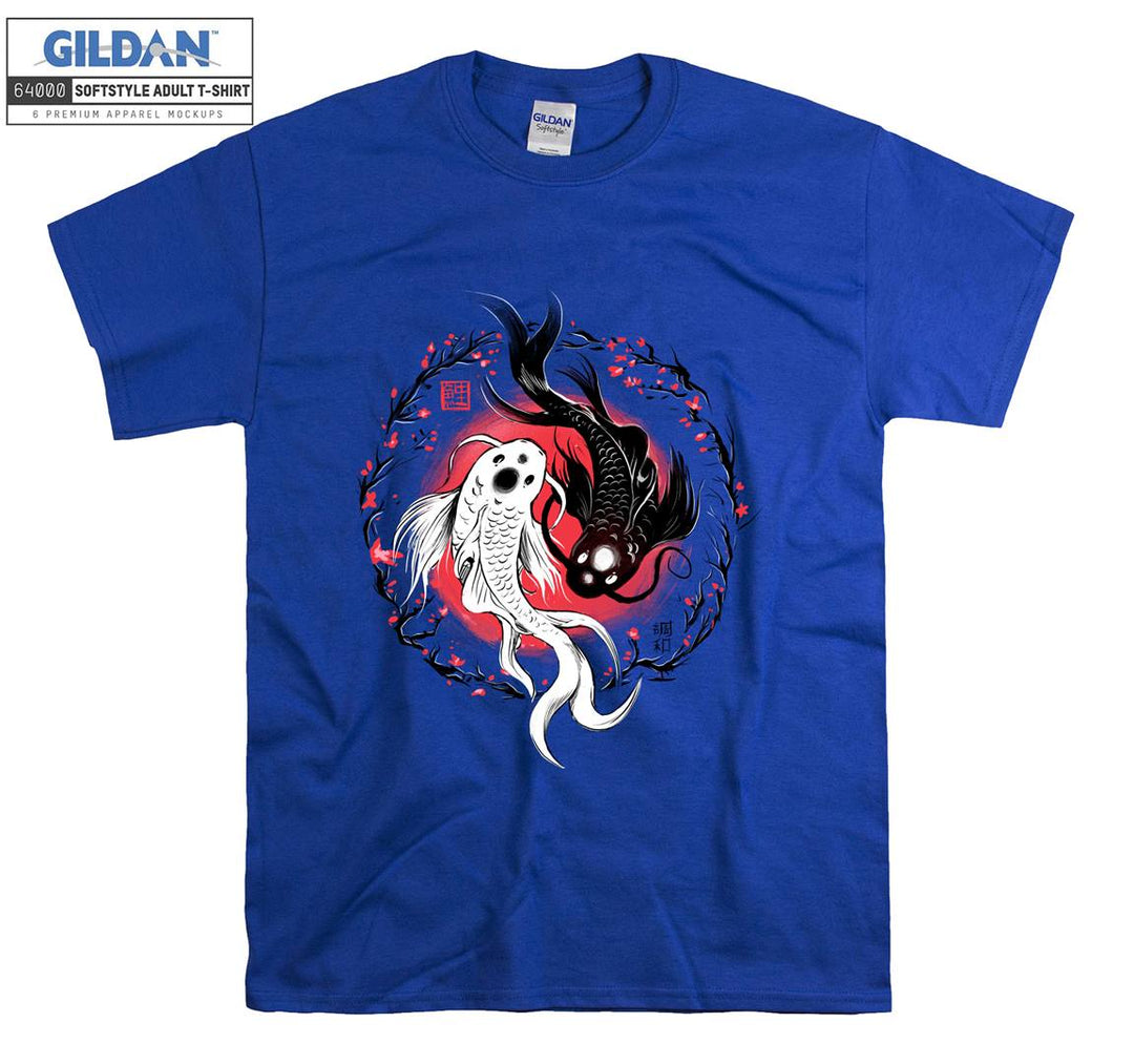 Yin Yang Koi Japan T-shirt