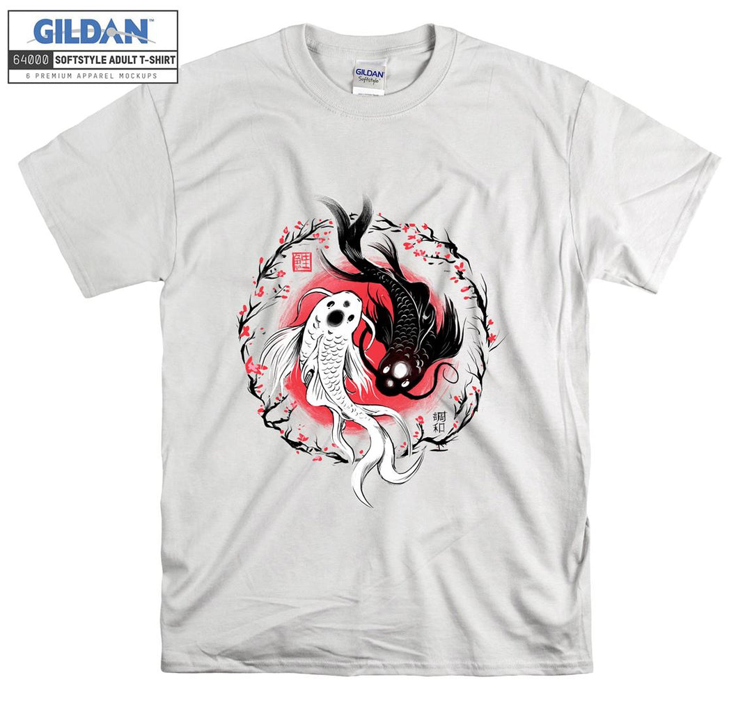 Yin Yang Koi Japan T-shirt