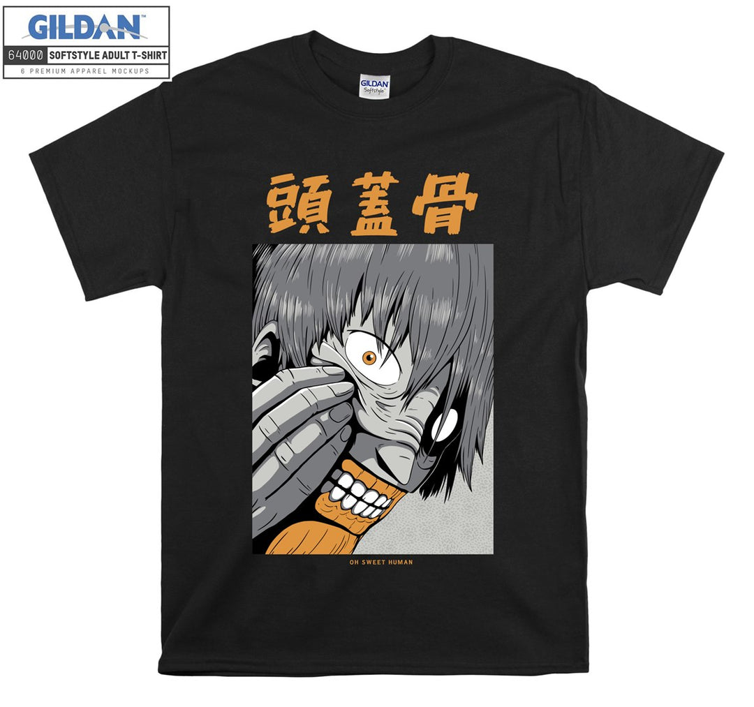 Terrible Character face figure T-shirt
