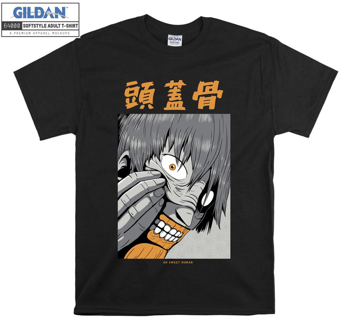 Terrible Character face figure T-shirt