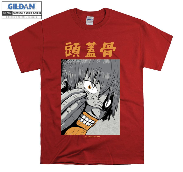 Terrible Character face figure T-shirt
