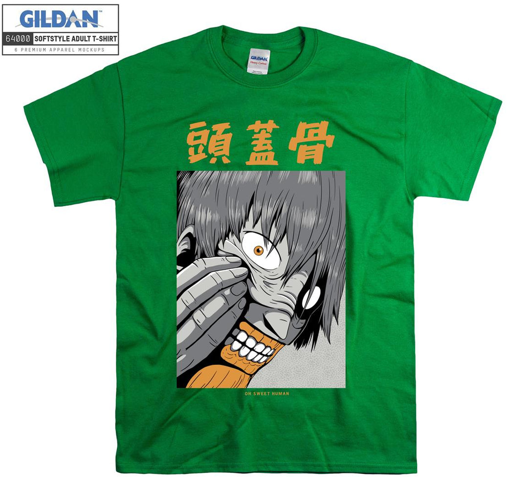 Terrible Character face figure T-shirt