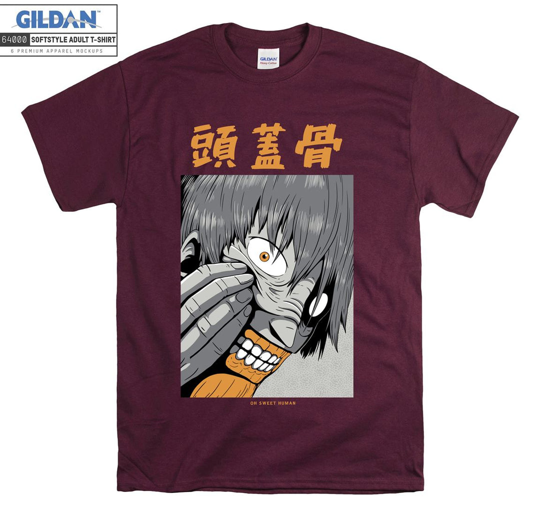 Terrible Character face figure T-shirt