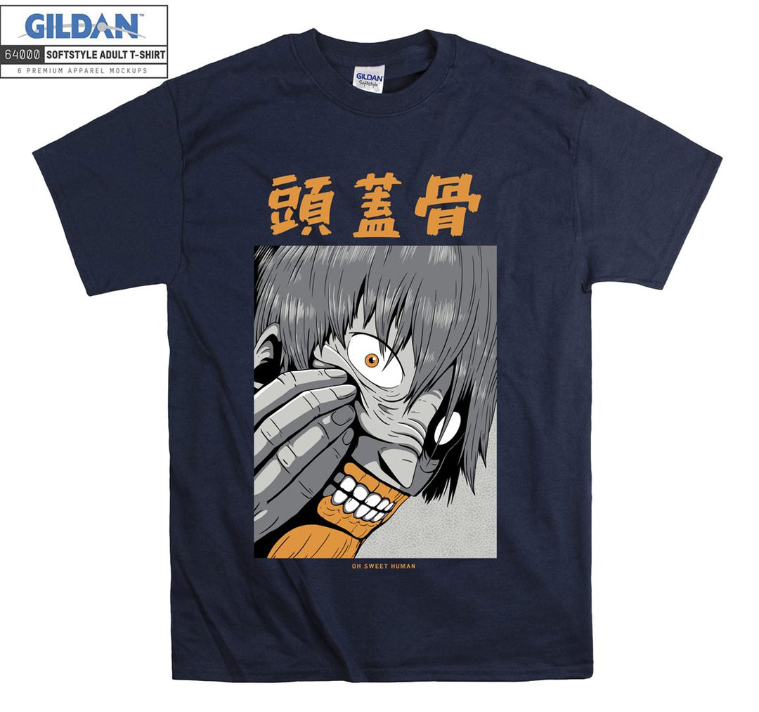 Terrible Character face figure T-shirt