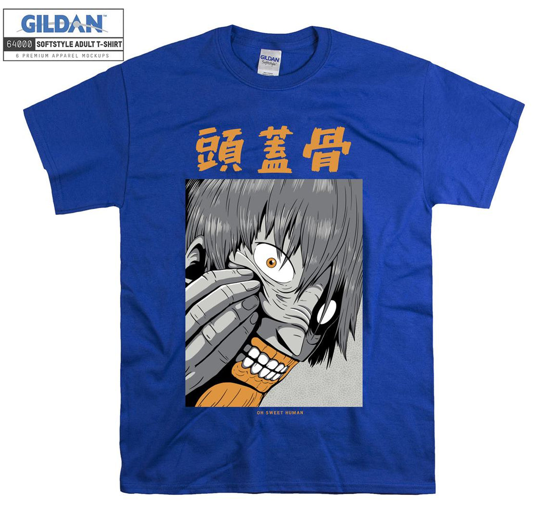 Terrible Character face figure T-shirt