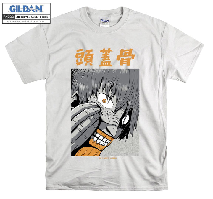 Terrible Character face figure T-shirt