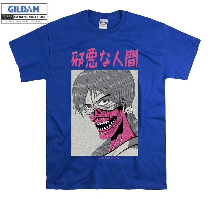 Anime Face Character T-shirt