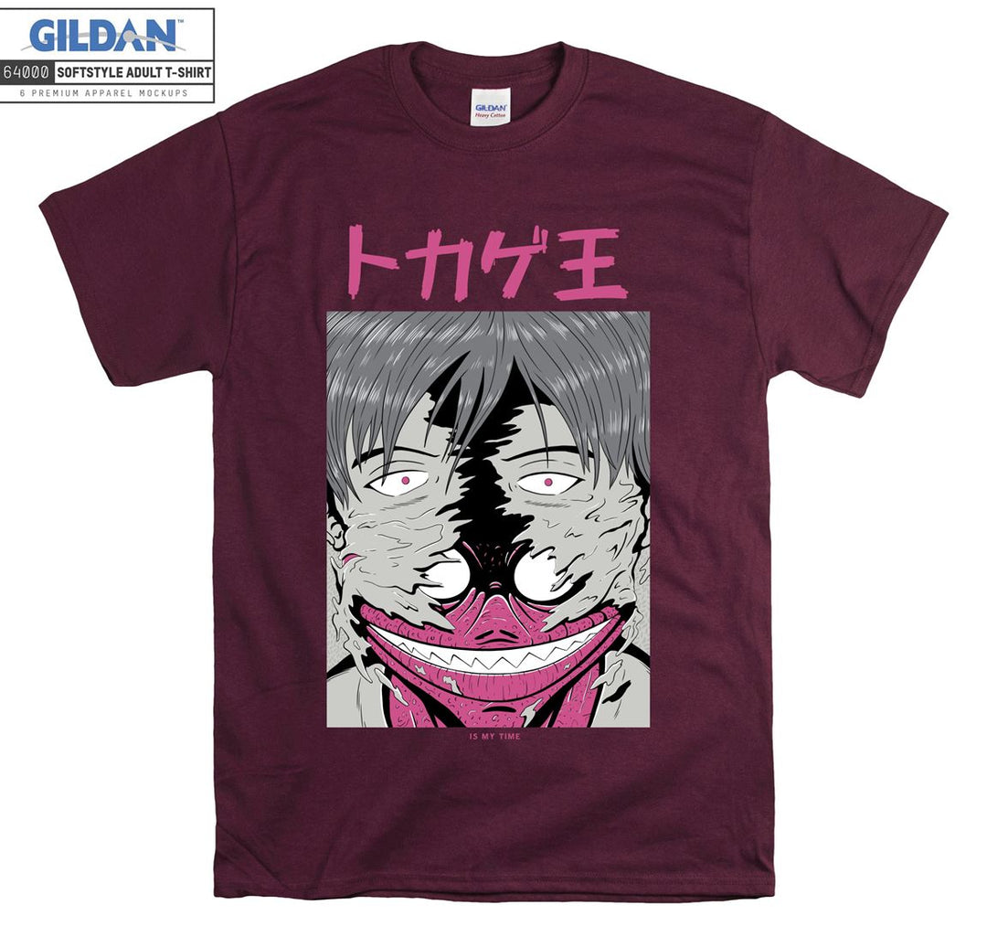 Anime Character Face Figure T-shirt