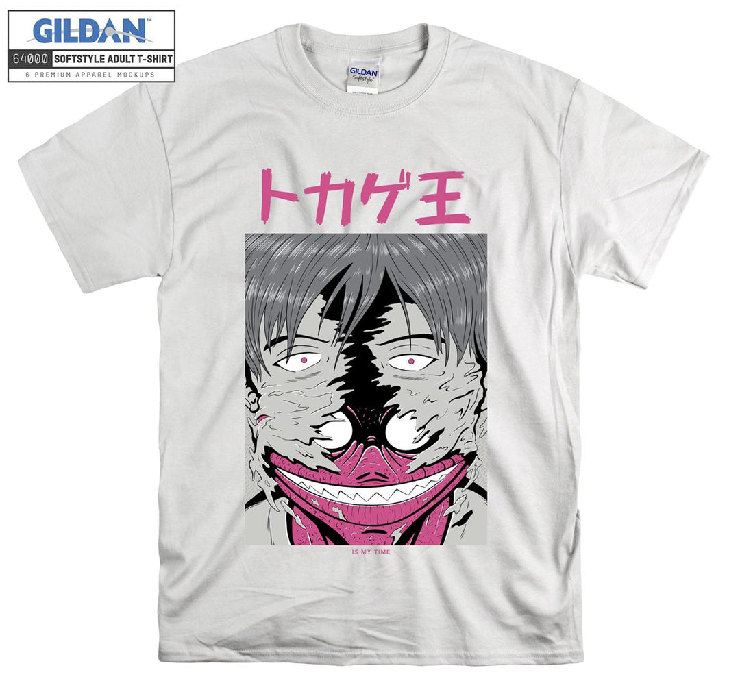 Anime Character Face Figure T-shirt