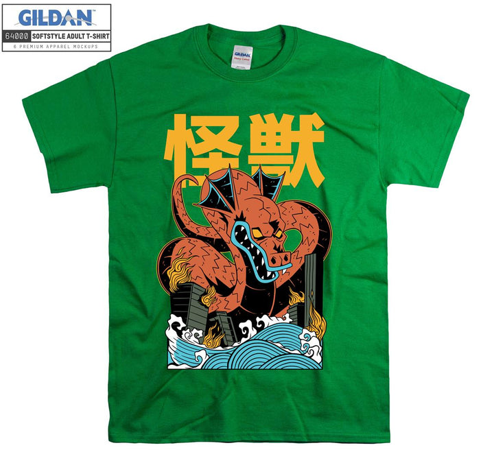 kaiju dragon figure T-shirt
