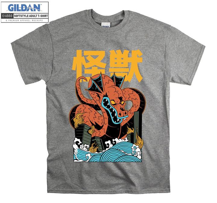 kaiju dragon figure T-shirt