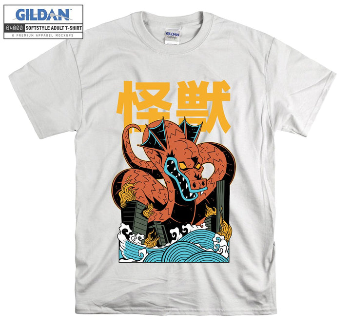 kaiju dragon figure T-shirt