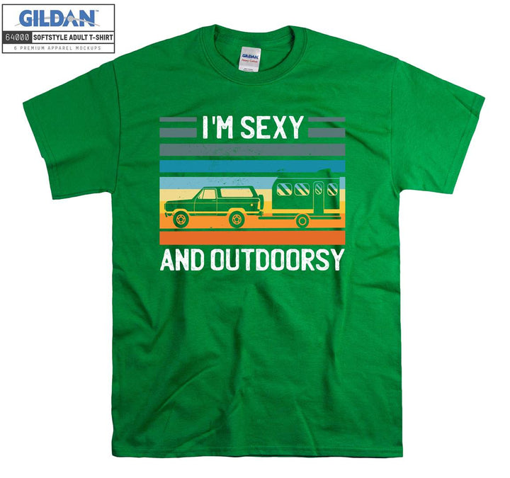 I'm Sexy And Outdoorsy Camping Figure T-shirt