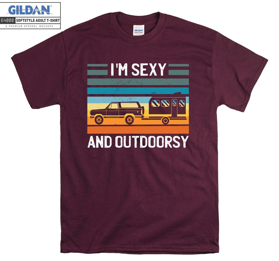 I'm Sexy And Outdoorsy Camping Figure T-shirt