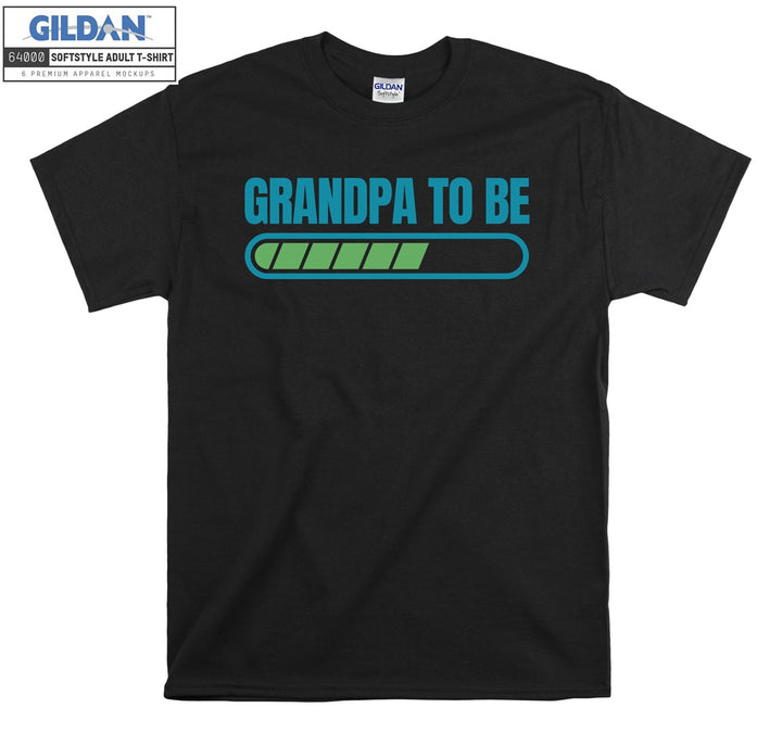 Grandpa To Be Funny Figure T-shirt