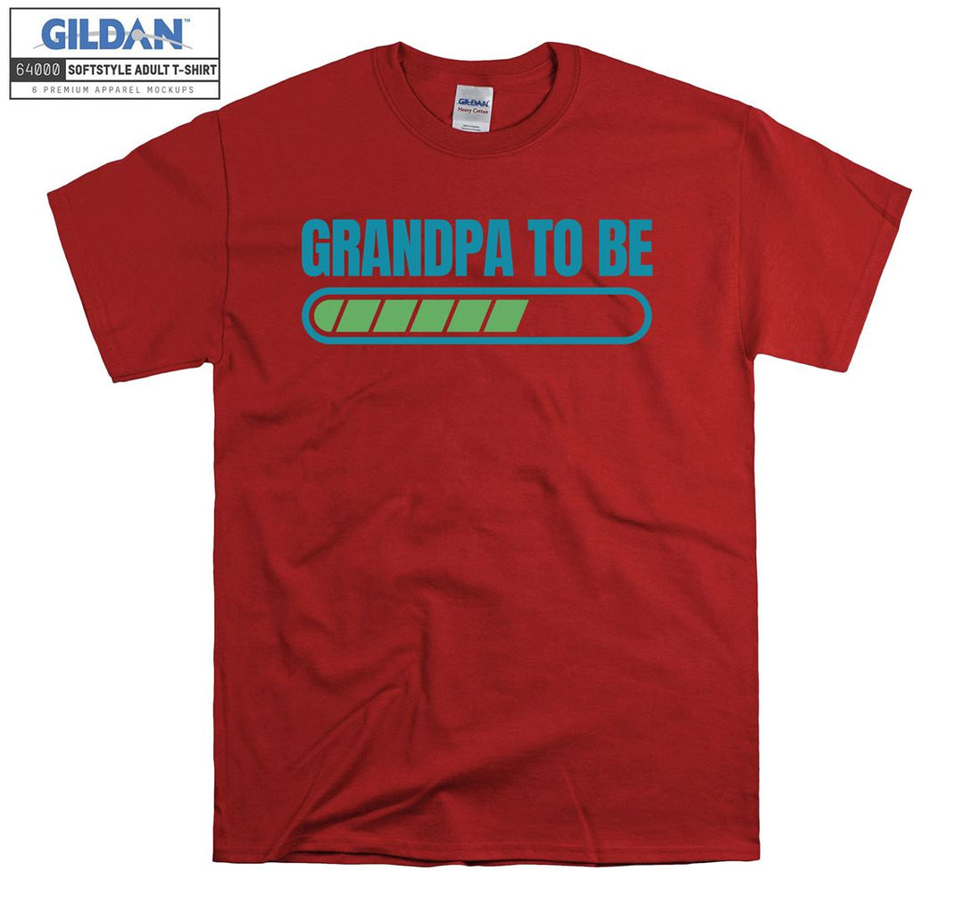 Grandpa To Be Funny Figure T-shirt