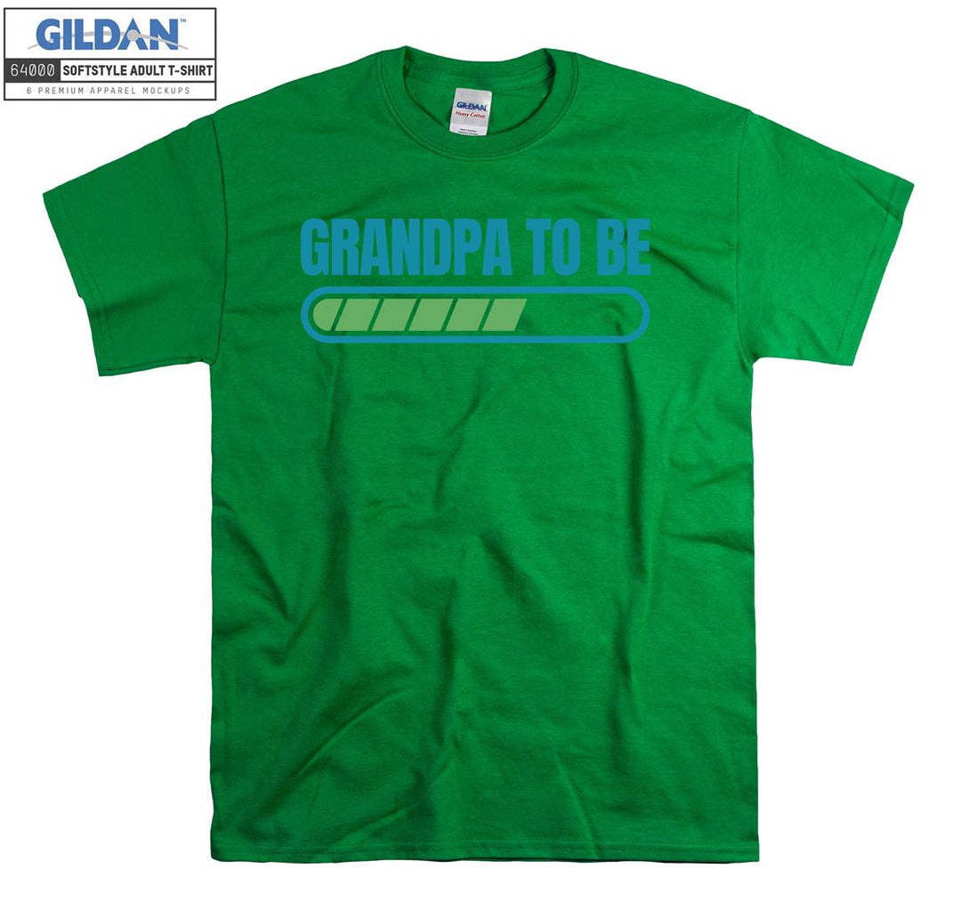 Grandpa To Be Funny Figure T-shirt