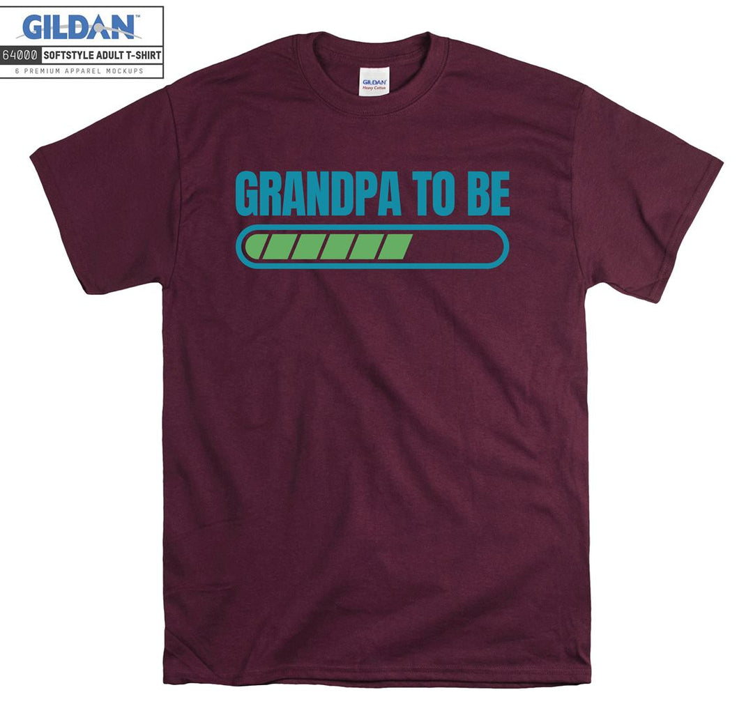 Grandpa To Be Funny Figure T-shirt