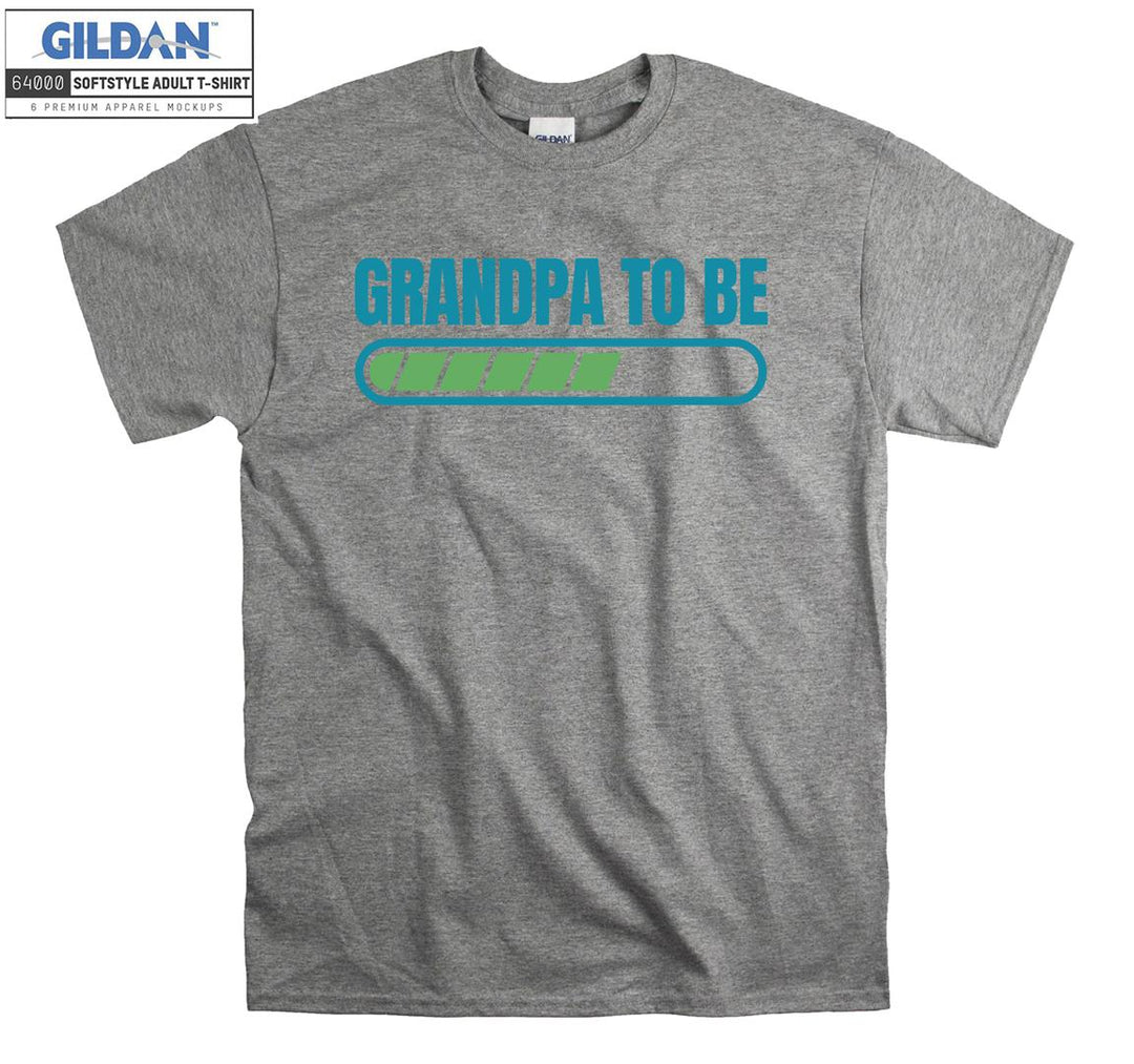 Grandpa To Be Funny Figure T-shirt