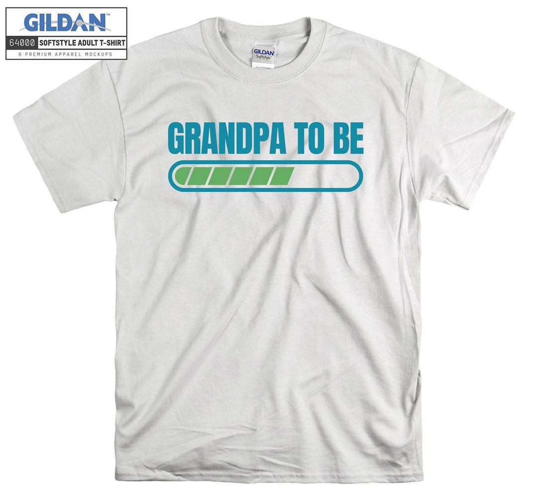 Grandpa To Be Funny Figure T-shirt