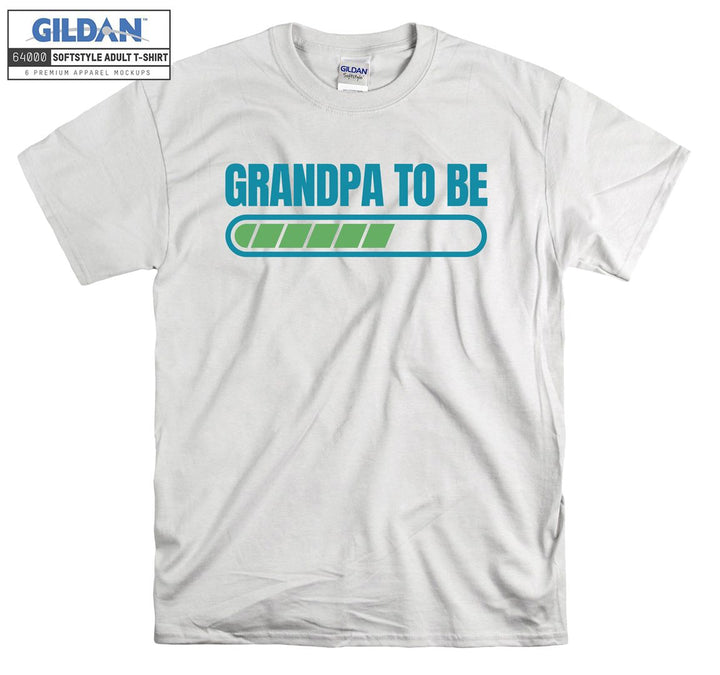 Grandpa To Be Funny Figure T-shirt