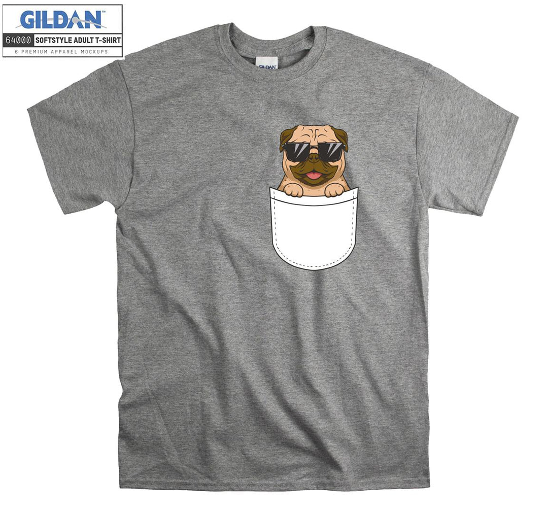 Cool funny cute dog figure T-shirt