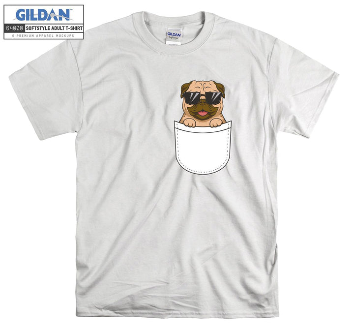 Cool funny cute dog figure T-shirt