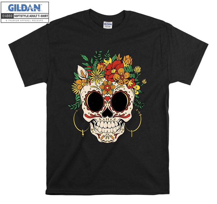 Skull forest horror figure T-shirt