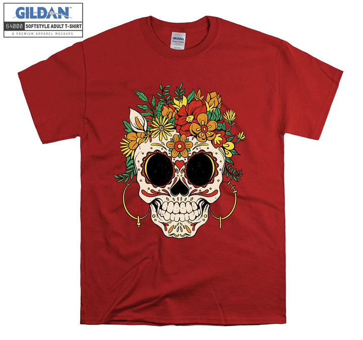 Skull forest horror figure T-shirt