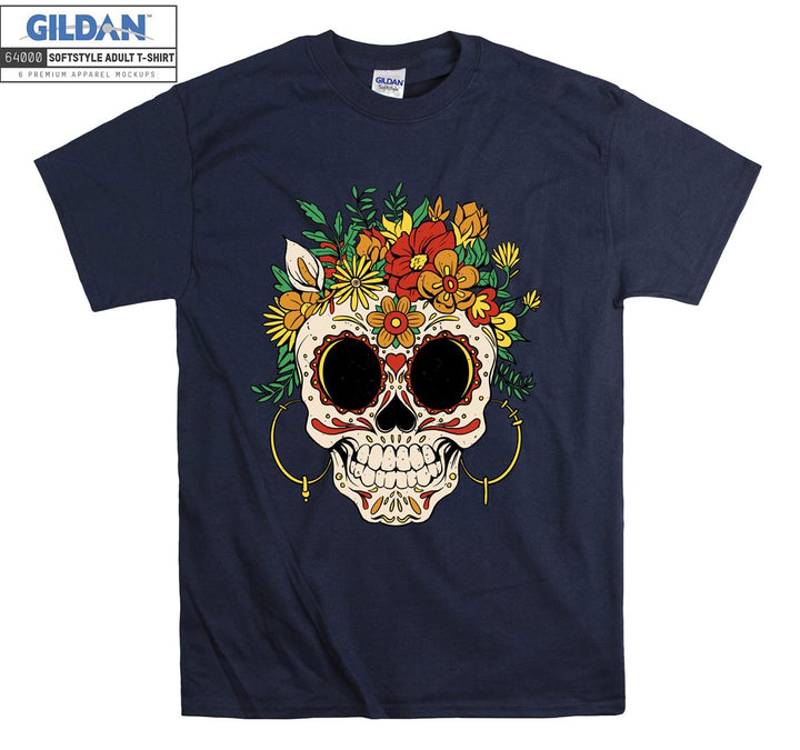 Skull forest horror figure T-shirt