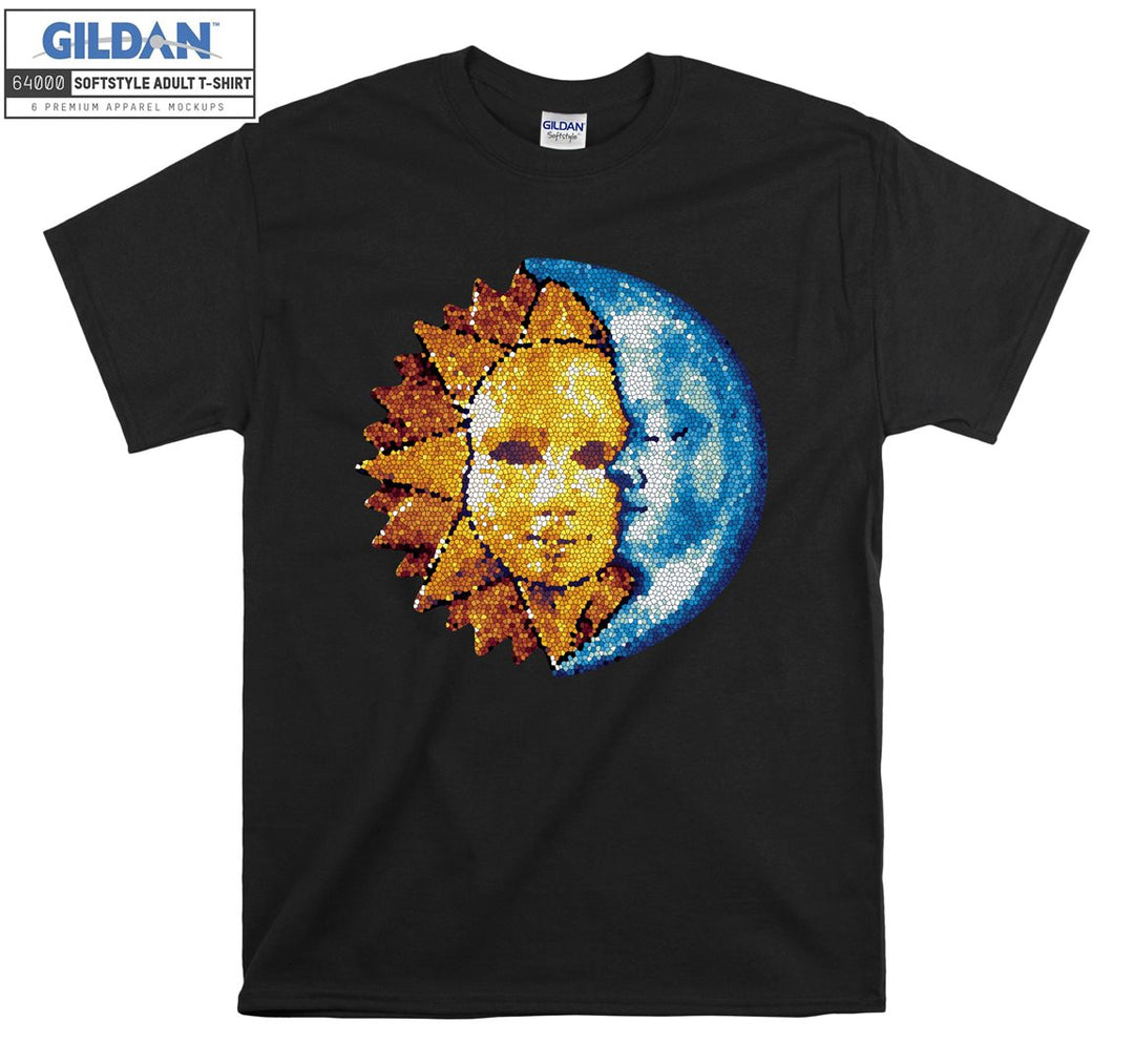 Sun And Moon Figure T-shirt