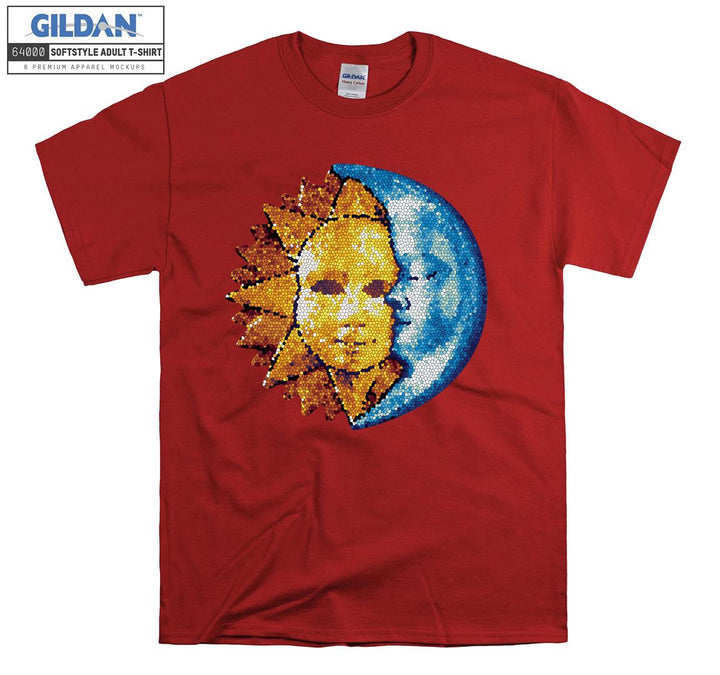 Sun And Moon Figure T-shirt